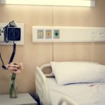 A patient's room in a hospital